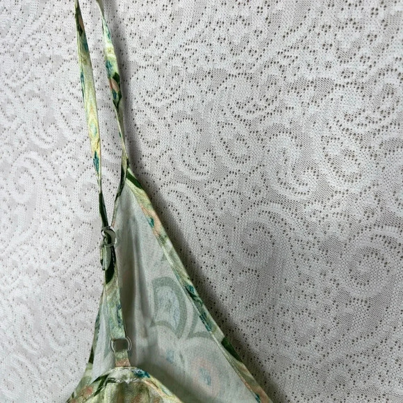 Never Fully Dressed Green Marble Print Cami Top Women's Size 18 - Picture 11 of 12